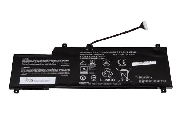 Clevo Akku 6-87-NL4CS-43G01 6-87-NL4CS-43G01 Laptopaccu 15.20 V 3100 mAh Clevo