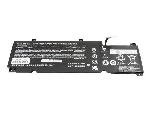 Clevo Akku 6-87-NV4RS-74M00 6-87-NV4RS-74M00 Laptopaccu 15.40 V 4600 mAh Clevo