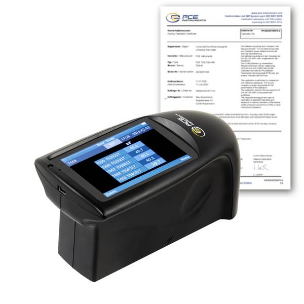 PCE Instruments PCE-IGM 60-ICA PCE-IGM 60-ICA Glansmeter Kalibratie (ISO)
