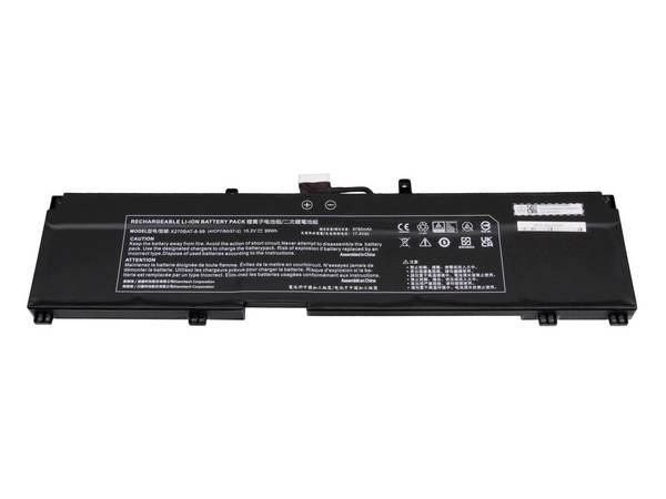 Clevo Akku 6-87-X270S-92B01 6-87-X270S-92B01 Laptopaccu 15.20 V 6780 mAh Clevo