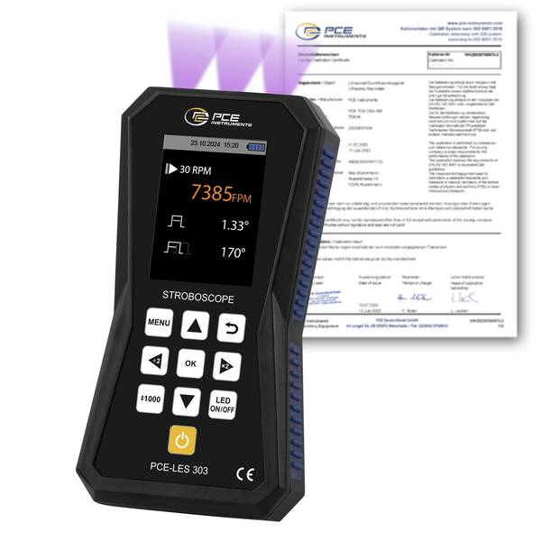 PCE Instruments PCE-LES 303UV-385-ICA LED-stroboscoop  Aantal LED's: 3 stuk(s)  Blacklight (UV)