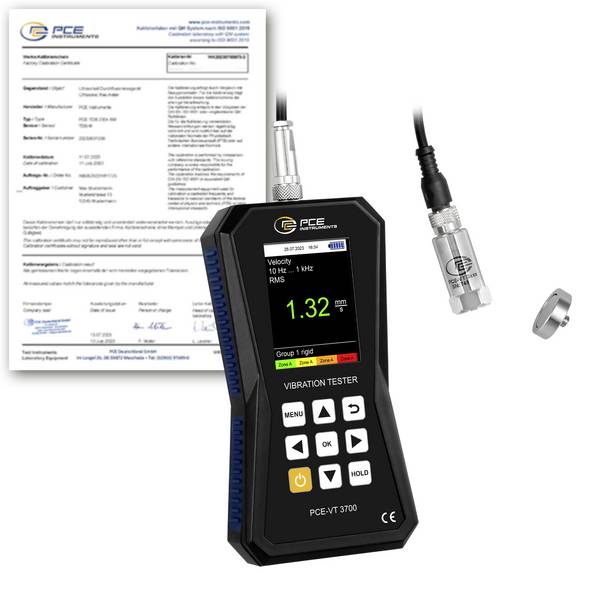 PCE Instruments PCE-VT 3700-ICA Versnellingsmeter ±2 %