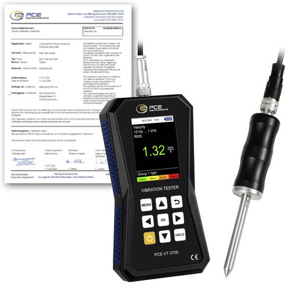 PCE Instruments PCE-VT 3700S-ICA Trillingssensor ±2 %