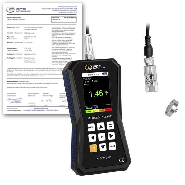 PCE Instruments PCE-VT 3800-ICA Versnellingsmeter ±2 %