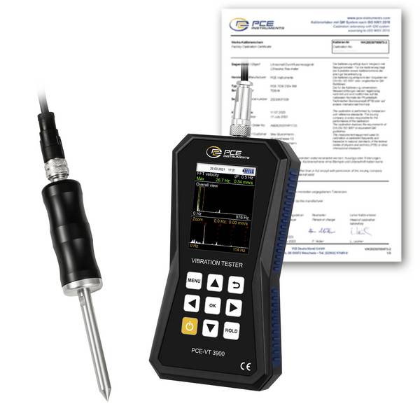 PCE Instruments PCE-VT 3900S-ICA Trillingssensor ±2 %