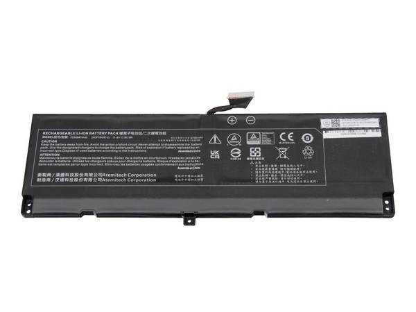 Clevo Akku 6-87-PD50S-82B01 6-87-PD50S-82B01 Laptopaccu 11.40 V 6780 mAh Clevo