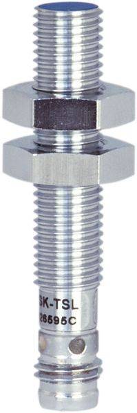 Gedetailleerde weergave van een metalen schroefdraad-connector of fitting met zeshoekige secties en een klein zijgat, weergegeven op een witte achtergrond.