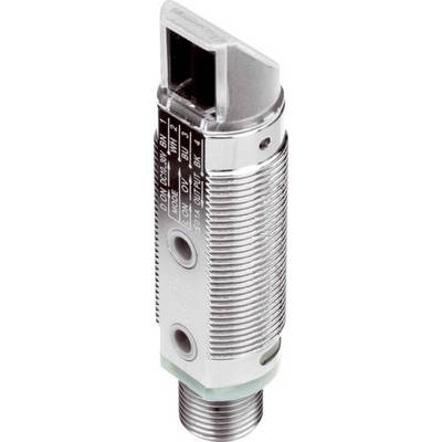 Metalen industriële pneumatische regelklep met schroefdraadbodem en zijpoorten, weergegeven in close-up op een witte achtergrond.