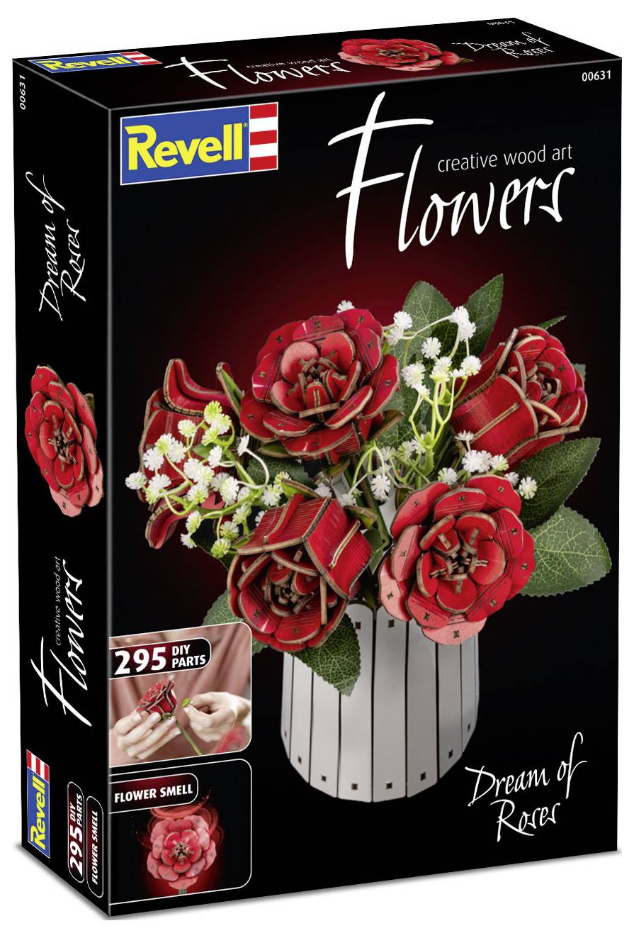 Revell 00631 "Dream of Roses" Houten bouwpakket Hout-4