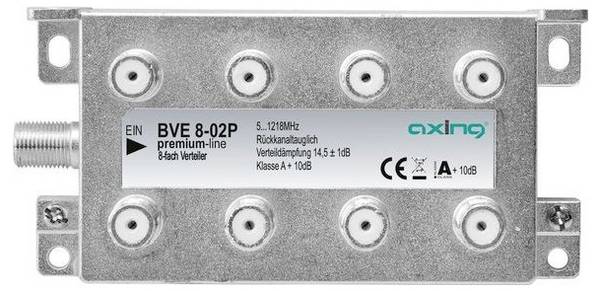 Axing  Kabel-TV verdeler 8-voudig 5 - 1218 MHz