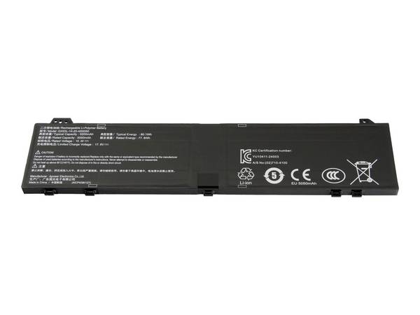 Tongfang Akku GXIDL-14-20-4S5050 GXIDL-14-20-4S5050 Laptopaccu 15.40 V 5200 mAh Tongfang