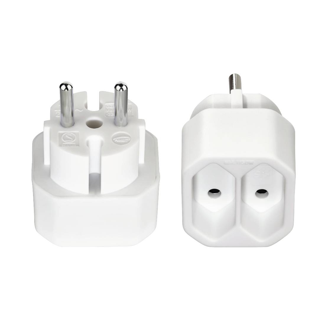 Hama 2-way Socket Adapter Double Pack White – Foto 2 von 2
