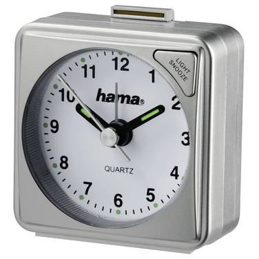 Hama 00186328 Wekker  Zilver   Extra luid wekgeluid