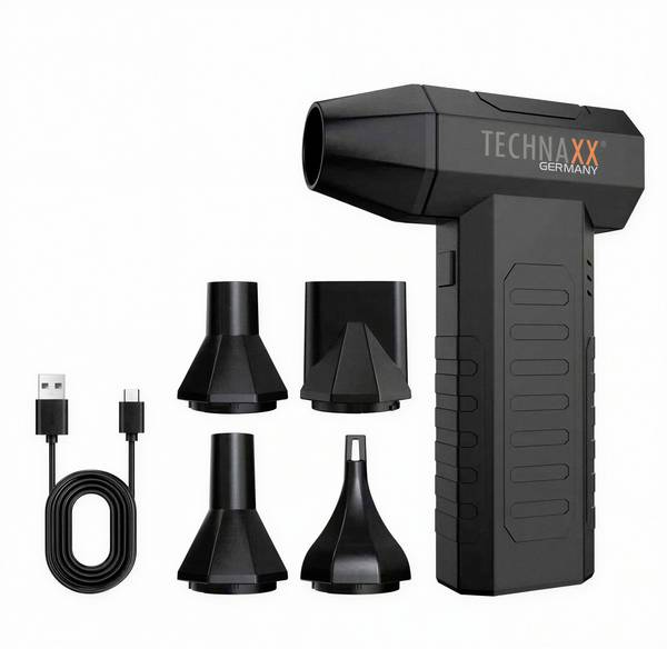 Technaxx 5442 Draadloze stofblazer Zwart 1 stuk(s)