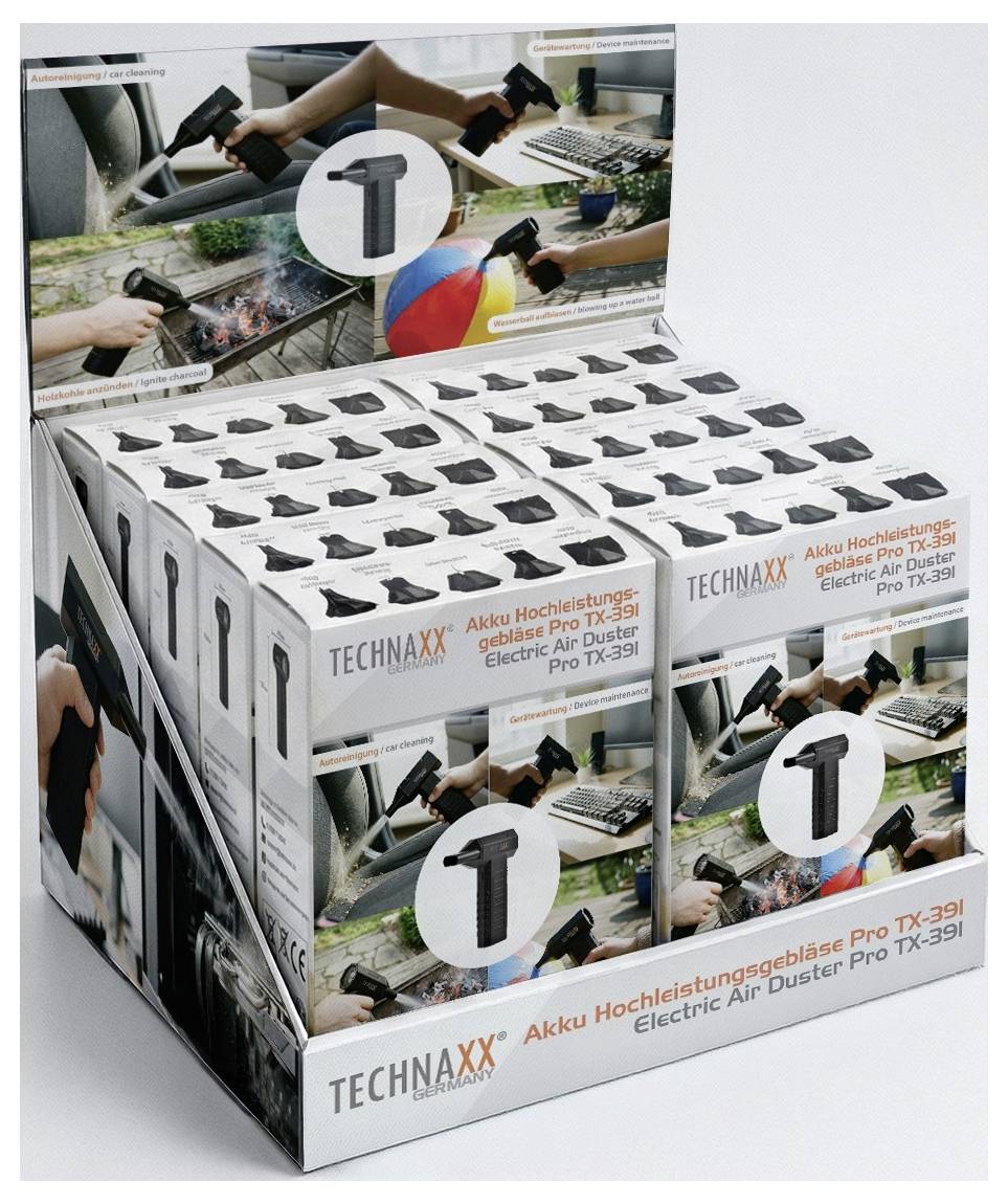 Technaxx 5442 Draadloze stofblazer Zwart 1 stuk(s)-2