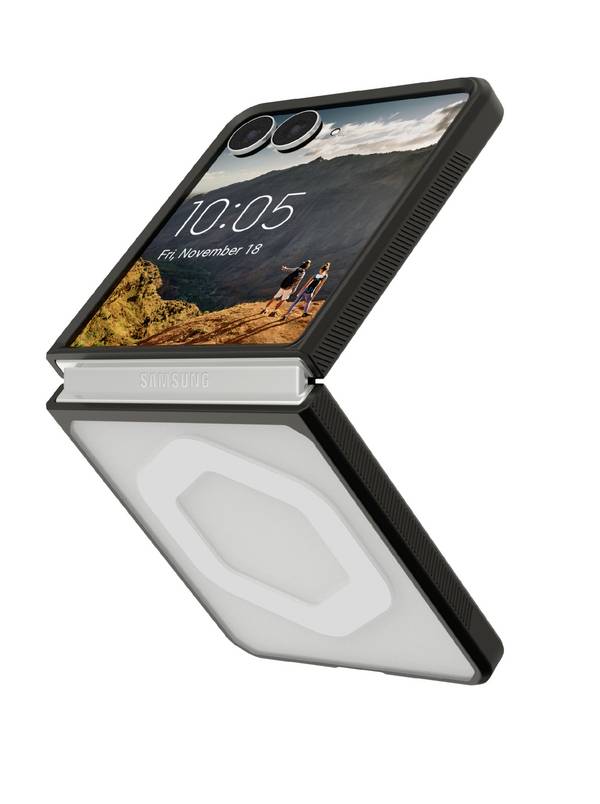 UAG Mouve Case Samsung Galaxy Z Flip8 Ice, Zwart