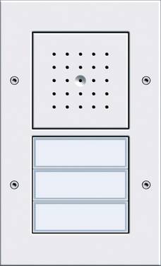 GIRA   Buitenunit voor Deurintercom   Wit