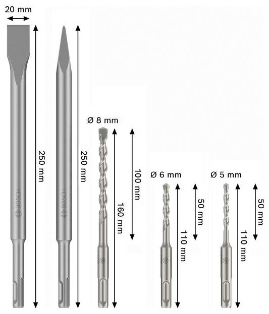 Bosch Accessories 2607012087 2607012087 Gereedschapsset-2