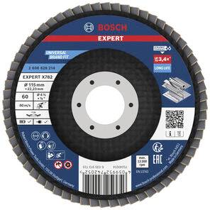 Bosch Accessories 2608626214 Lamellenschuurschijf Diameter 115 mm Korrelgrootte (num): 60 1 stuk(s)