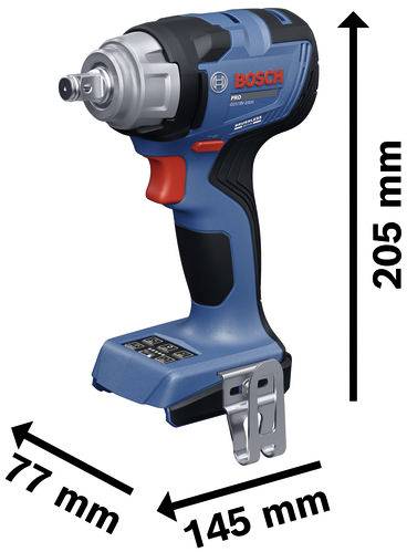 Bosch Professional GDS18V-330H 06019L5202 Accu-draaislagmoeraanzetter 18 V-2