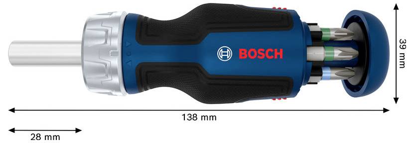 Bosch Professional 1600A039PW Bitschroevendraaier met ratel-3