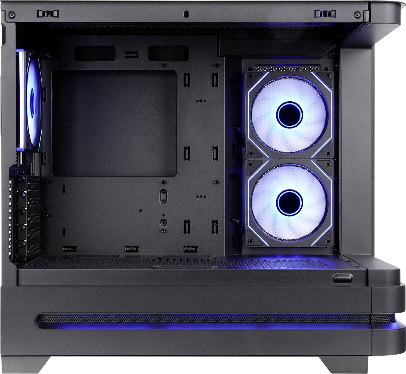 Thermaltake Arcus 190 TG ARGB Micro-tower PC-behuizing Zwart Zijvenster, Ge&iuml;ntegreerde verlichting