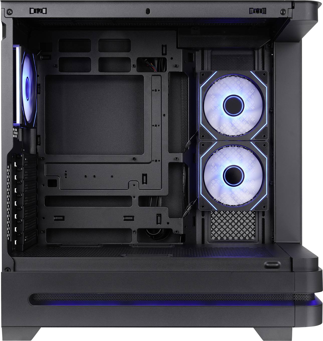 Thermaltake Arcus 290 TG ARGB Midi-tower PC-behuizing Zwart Zijvenster, Ge&iuml;ntegreerde verlichting