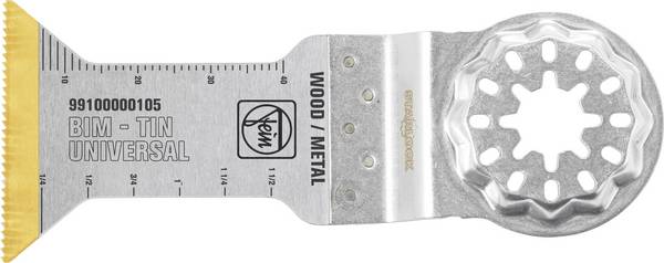 Fein 63507223450 E-Cut Universal Bi-metaal zaagblad Titaniumcoating, Bimetaal  44 mm  1 stuk(s)