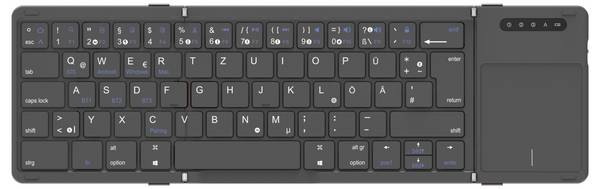 Samsung NB-NK001BG Toetsenbord Bluetooth QWERTZ, Duits Zwart