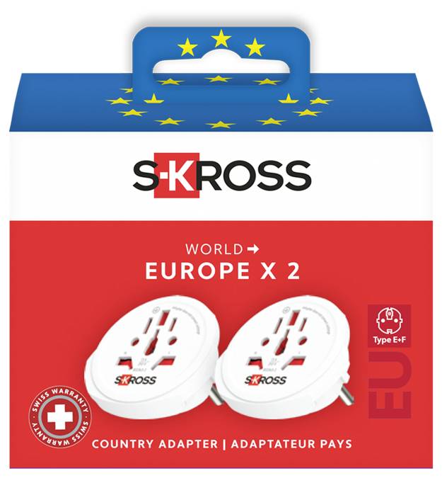 Skross 1.500211C-X2 Reisstekker Schuko-Standard-3