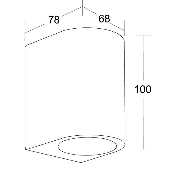 Brumberg 65331180 LED-wandlamp LED GU10 10 W Zwart-3