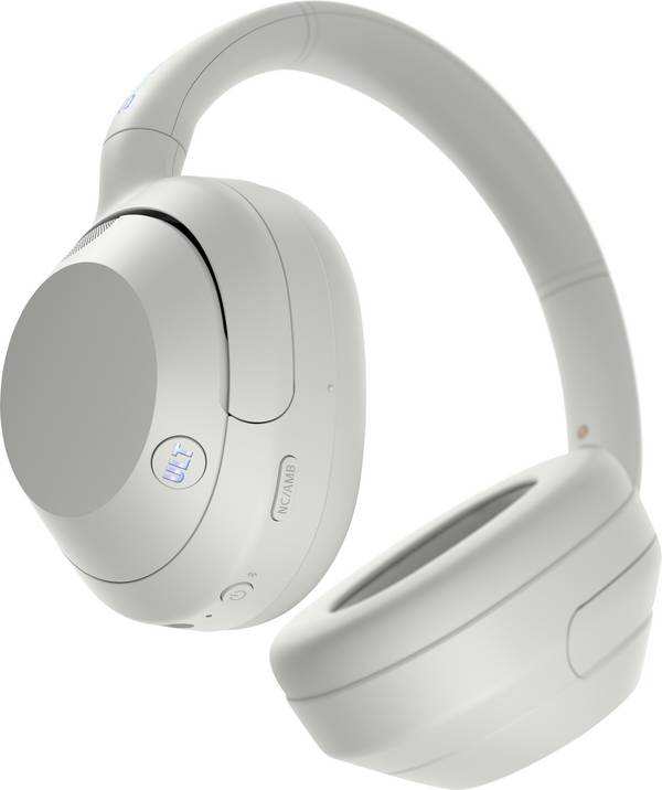 Sony WH-ULT900N Over Ear headset Draadloos Stereo Wit Noise Cancelling Headset, Klankregeling, Surround sound