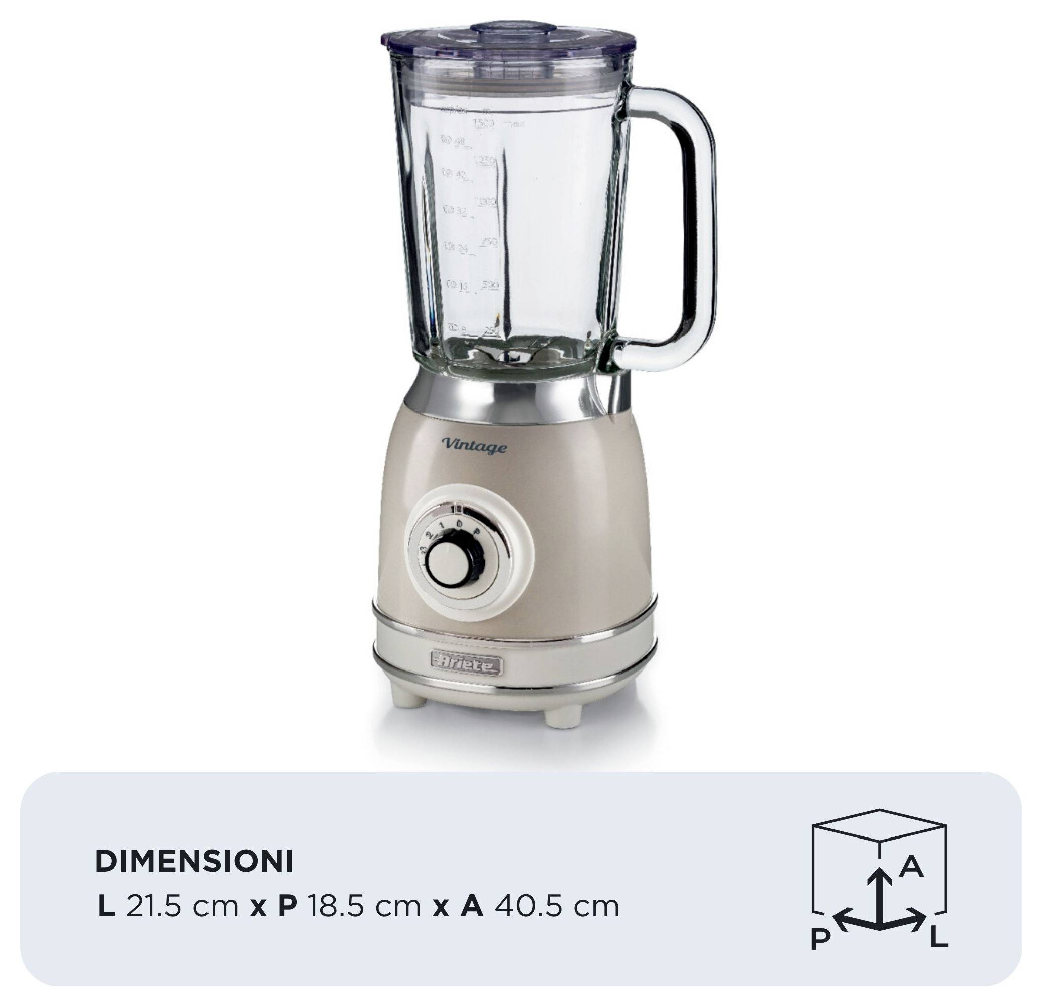 Ariete 00C058303AR0 Blender 1000 W Beige-1