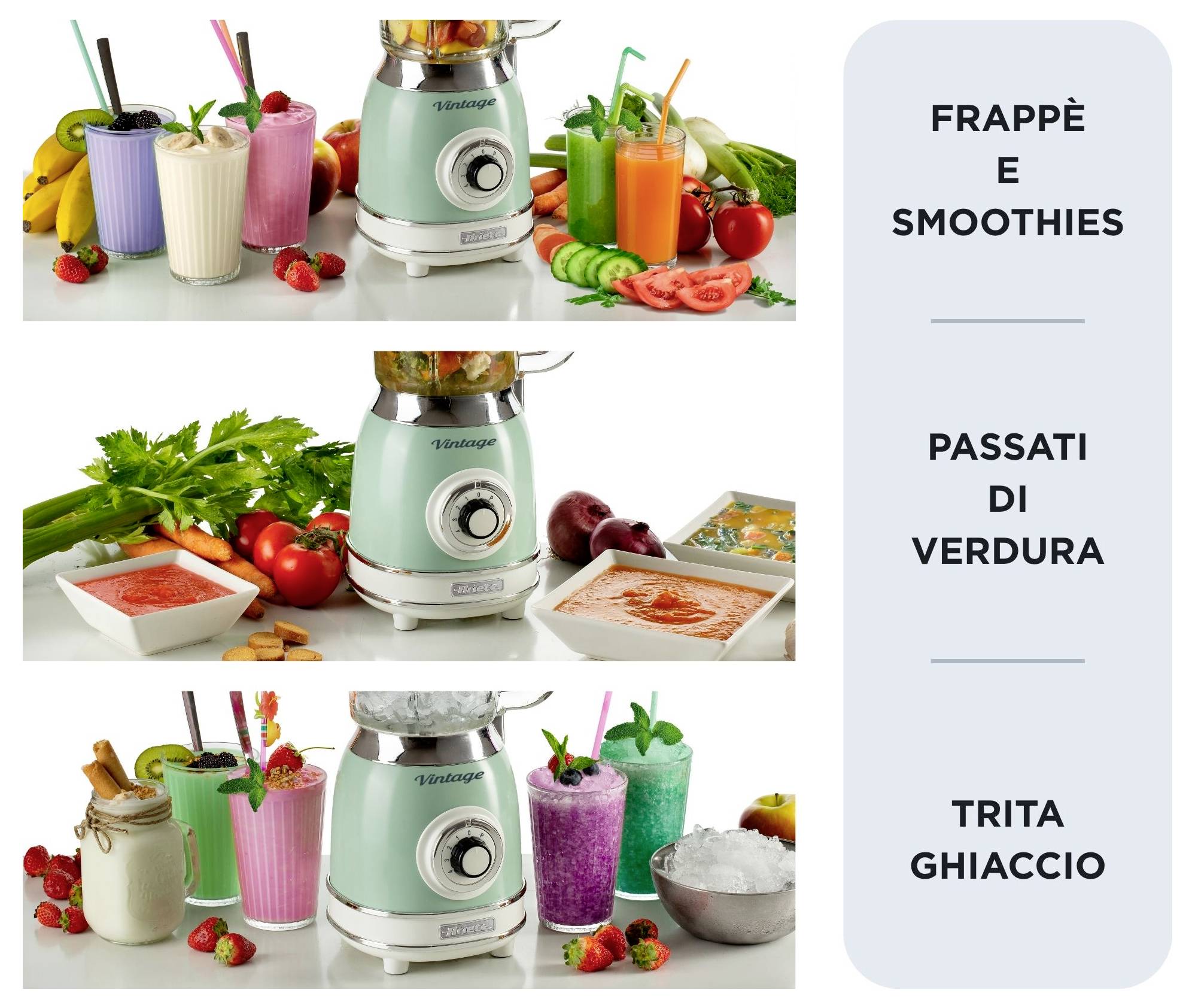Ariete 00C058304AR0 Blender 1000 W Groen-2