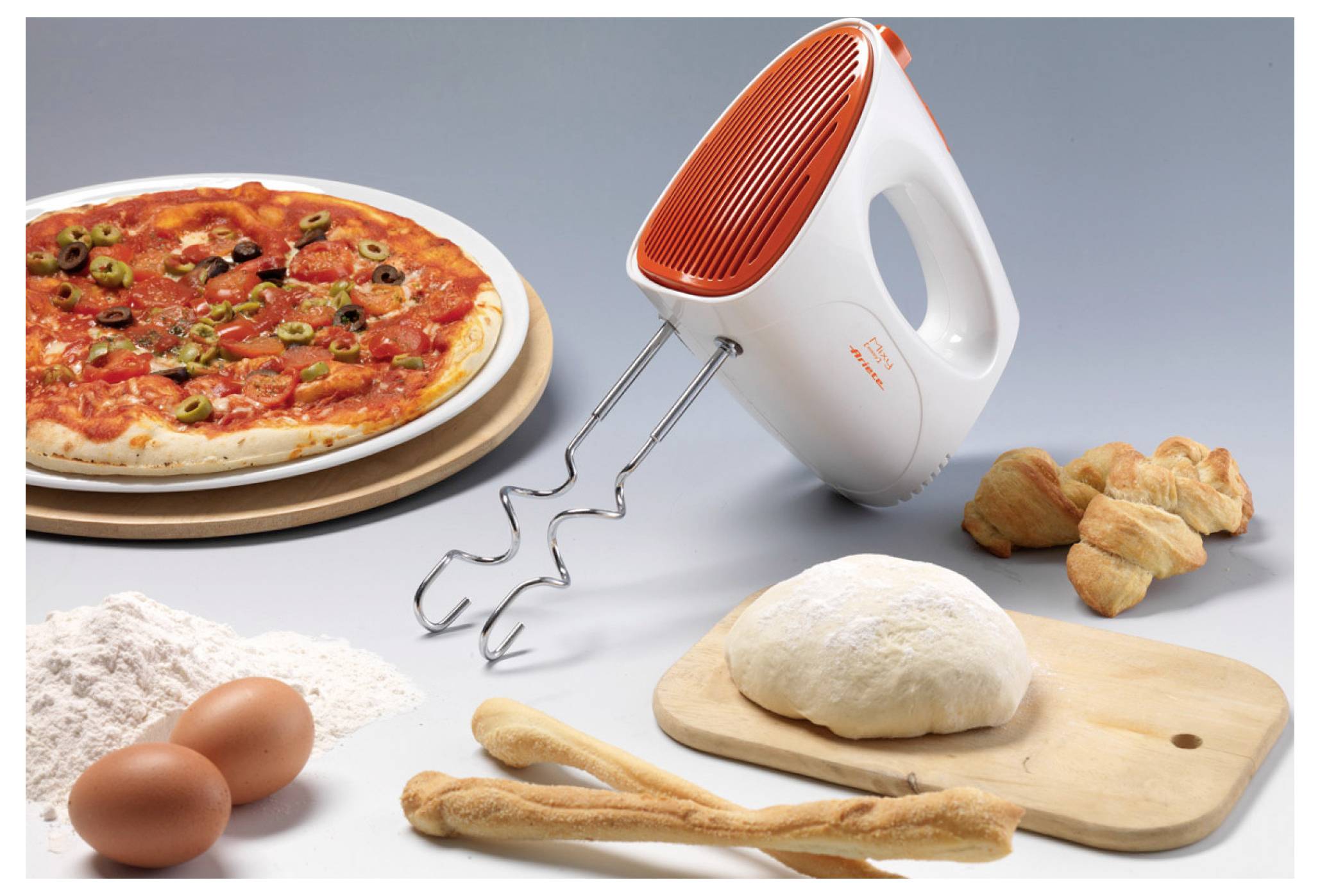 Ariete 00C154100AR0 Handmixer 250 W Oranje, Wit-2