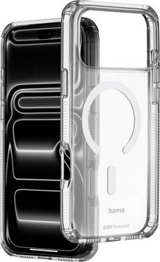 Hama Extreme Protect Cover Apple iPhone 17 Pro Max, iPhone 18 Pro Max Transparant Inductieve lading