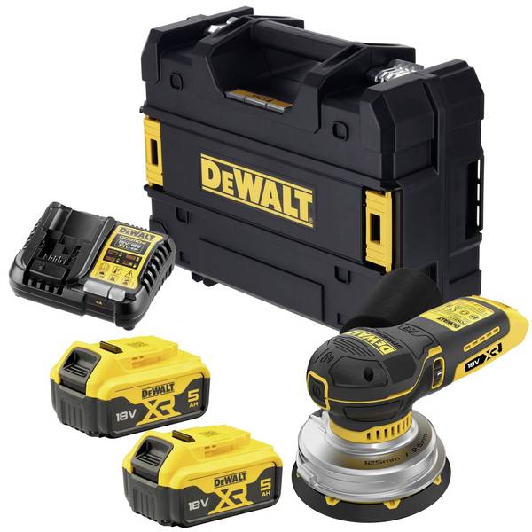 DEWALT DCW211P2 DCW211P2-QW Excentrische accuschuurmachine    18 V Ø 125 mm