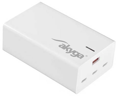 Akyga AK-CH-25 USB-oplader 140 W USB-C, USB-A Wit