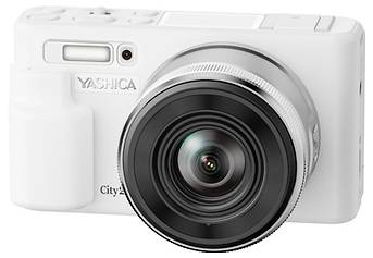 Yashica City 200 Digitale camera 72 Mpix Zoom optisch: 10 x Wit Met ingebouwde flitser, Klapbaar display-1