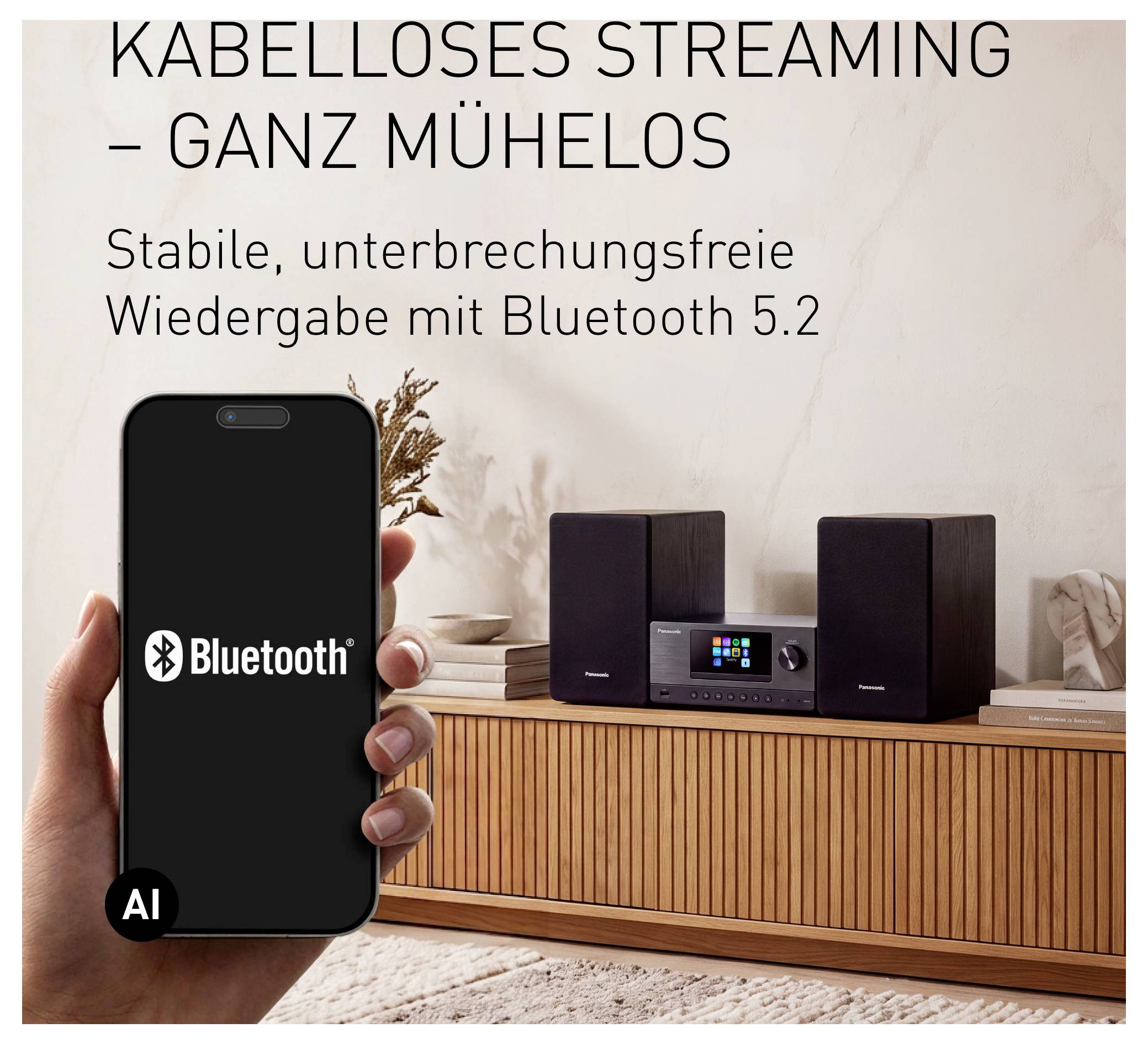 Panasonic SC-PMX112E-K Stereoset CD, DAB+, FM, WiFi, Air-play, USB 2 x 60 W Zwart-8