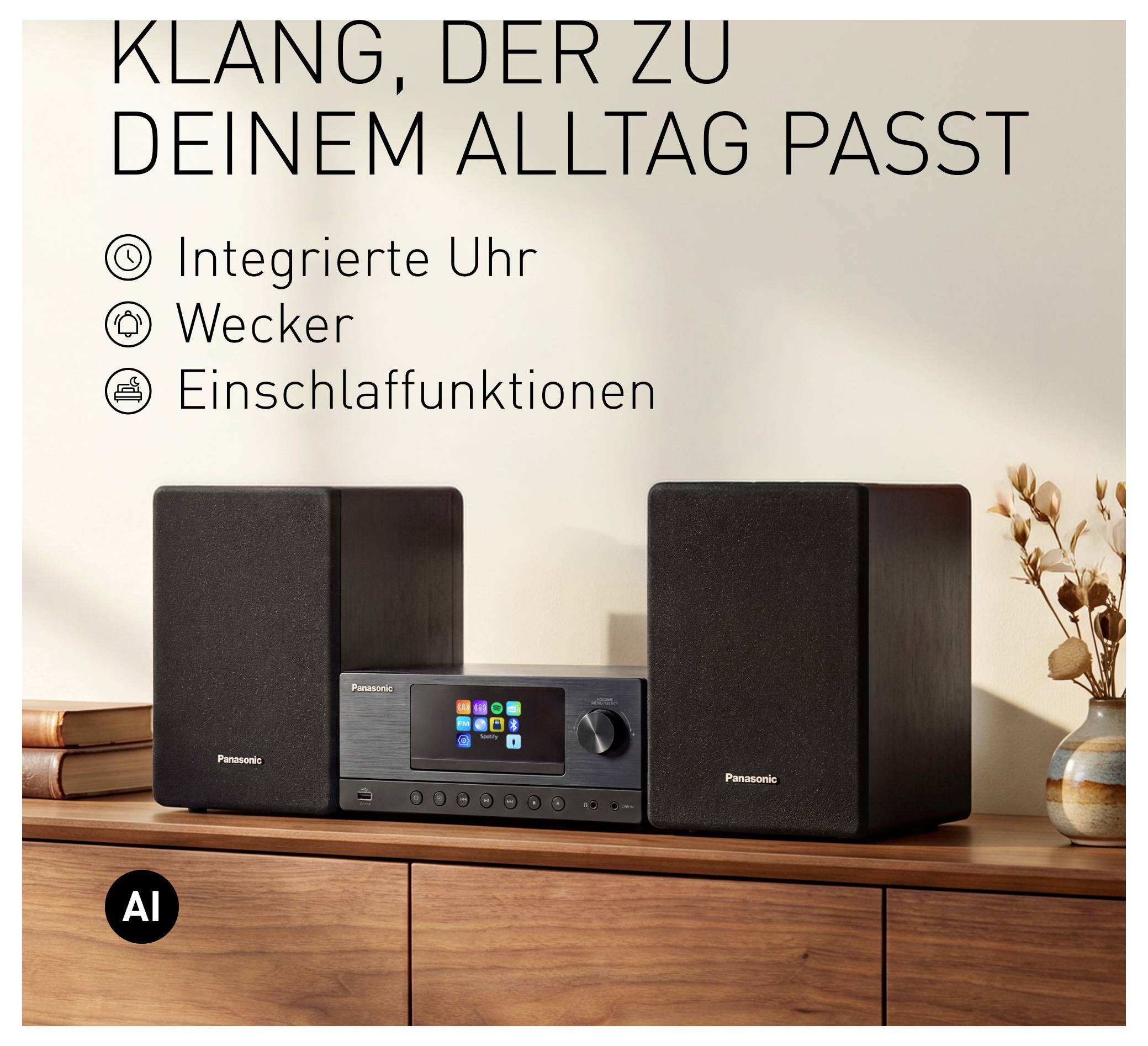Panasonic SC-PMX112E-K Stereoset CD, DAB+, FM, WiFi, Air-play, USB 2 x 60 W Zwart-11