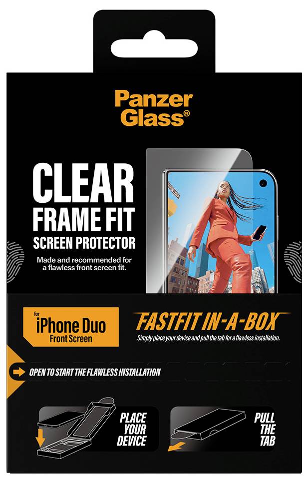 PanzerGlass Clear PG42215 Screenprotector (glas) Apple IPhone Duo 1 stuk(s)-2