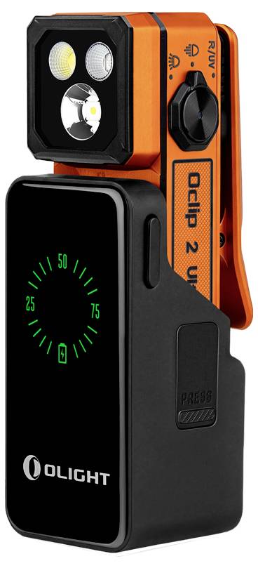 OLight Oclip 2 Ultra Premium 13651 Zaklamp Met riemclip werkt op een accu 144 h-2