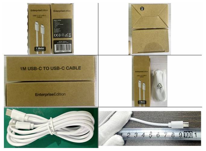PanzerGlass HI08672 USB-C-kabel 1 m Wit-0