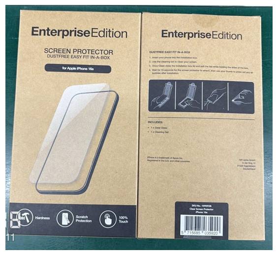 PanzerGlass HI90938 Screenprotector (glas) Apple iPhone 16e, IPhone 17e 1 stuk(s)