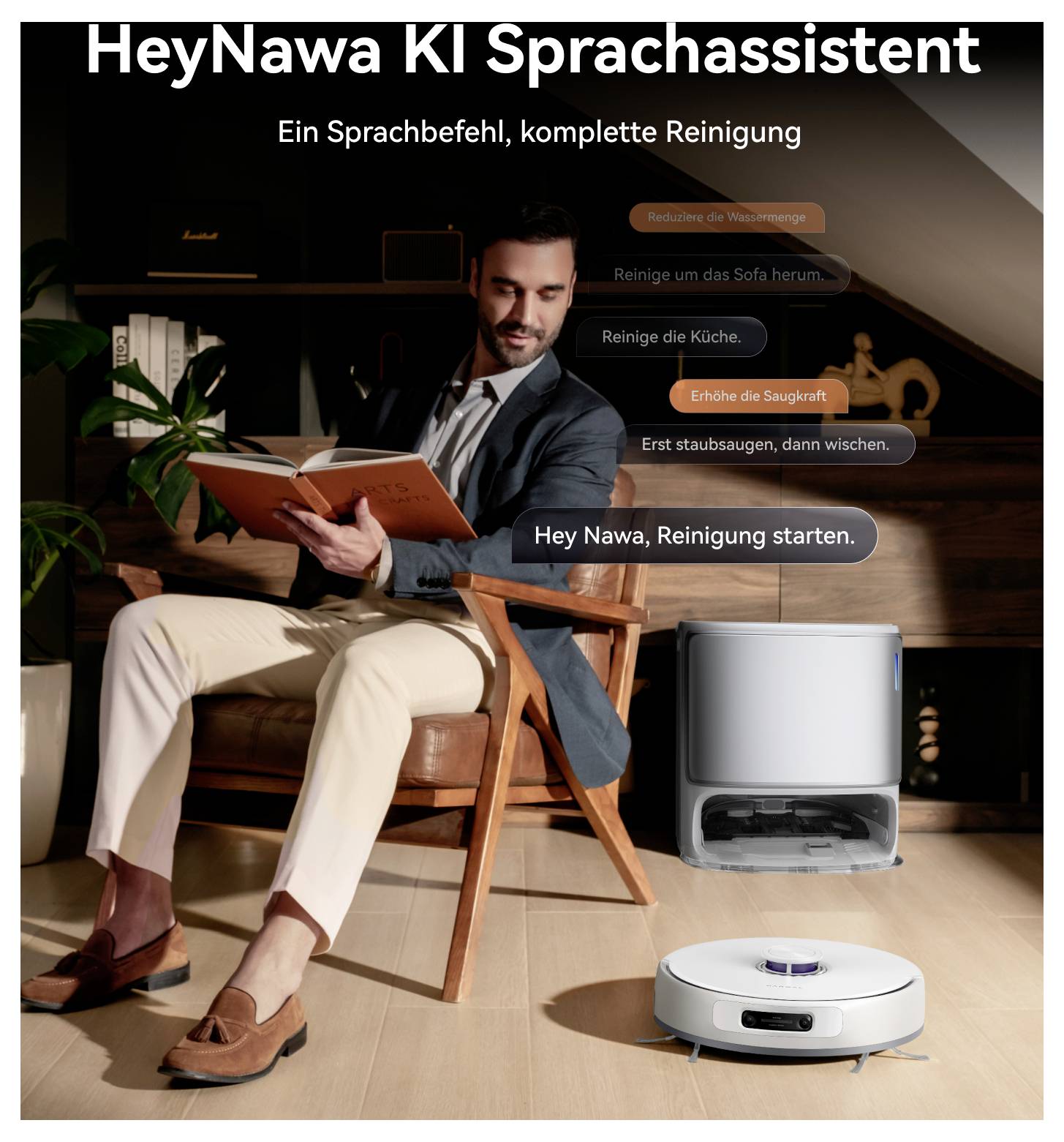 Narwal Freo Z10 Ultra White Dweil- en zuigrobot Wit-5