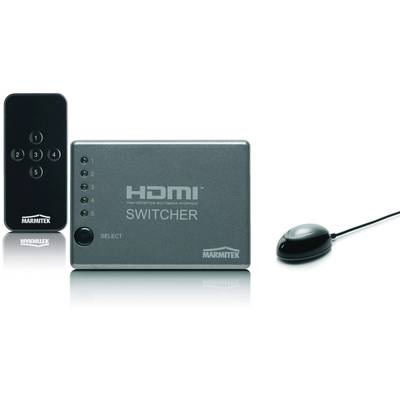 Marmitek Connect 350 5 poorten HDMI-switch Met afstandsbediening, 3D-weergave mogelijk 1920 x 1080 Pixel
