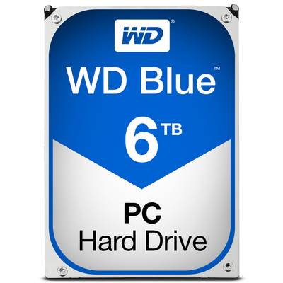 Western Digital Blue™ 6 TB  Harde schijf (3.5 inch) SATA III WD60EZRZ 