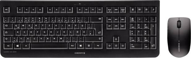 CHERRY DW 3000 Toetsenbord Radiografisch QWERTY, Engels Zwart