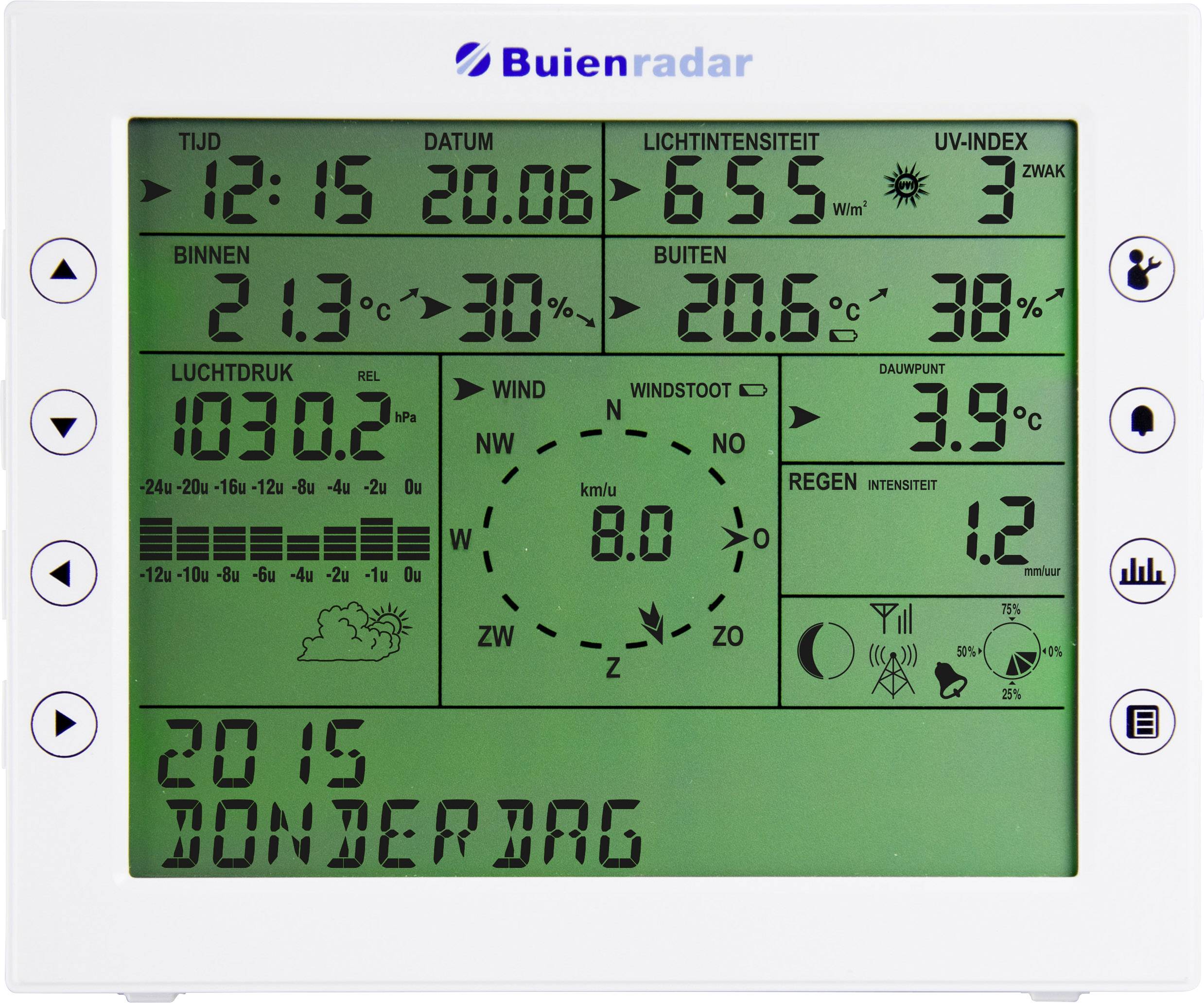 Buienradar BR-1800 Draadloos weerstation-1